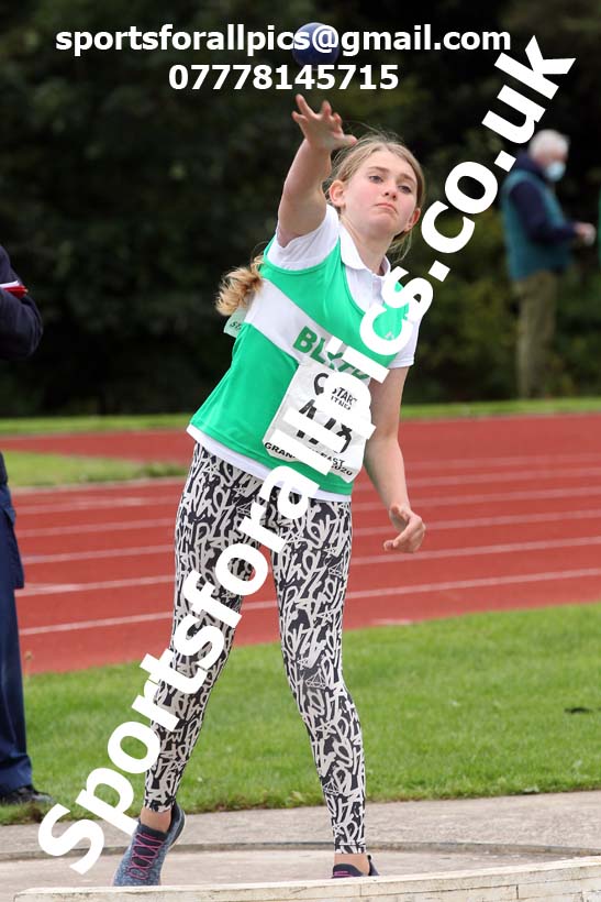 Shot putt, NECAA Open Meeting, Morpeth, Sunday, September 27th. David T. Hewitson/Sports for All Pics